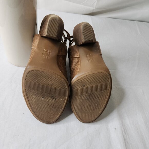 Naturalizer Open Toe Block Heel Faux Leather Comfort Sandal - Picture 7 of 7